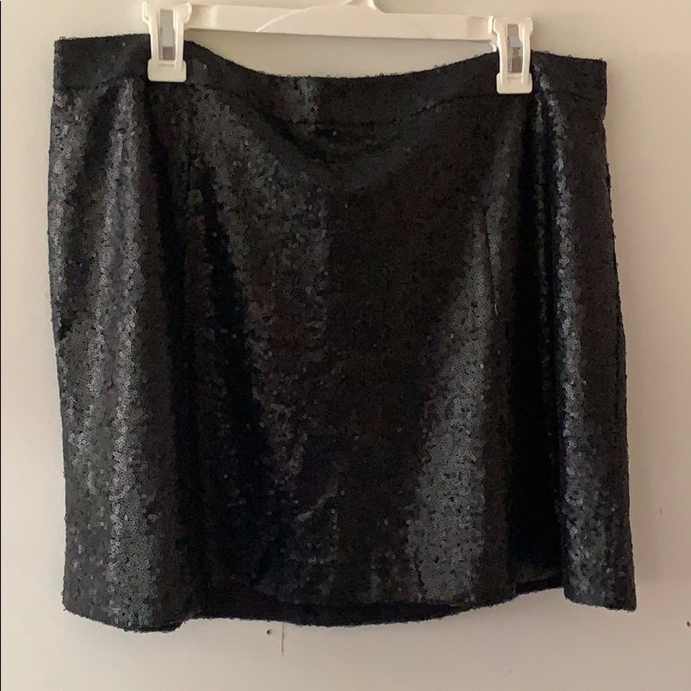 Sequined skater skirt